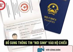 Bổ Sung Nơi Sinh Vào Hộ Chiếu Online